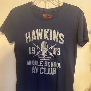 Stranger things AV club t shirt